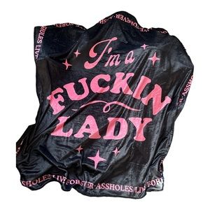 Assholes Live Forever fleece blanket